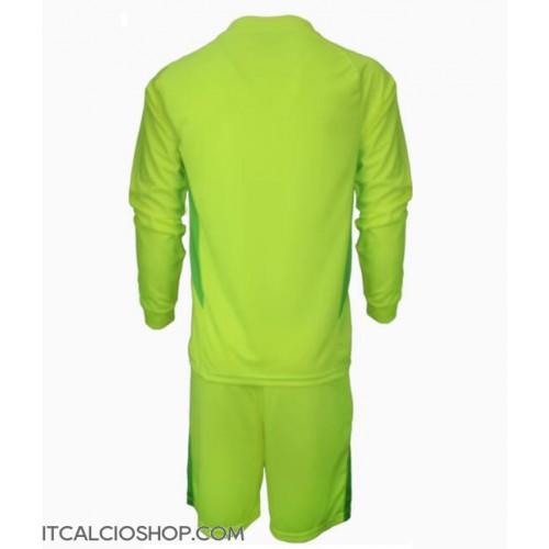 Manchester United Portiere Seconda Maglia Bambino 2024-25 Manica Lunga (+ Pantaloni corti)